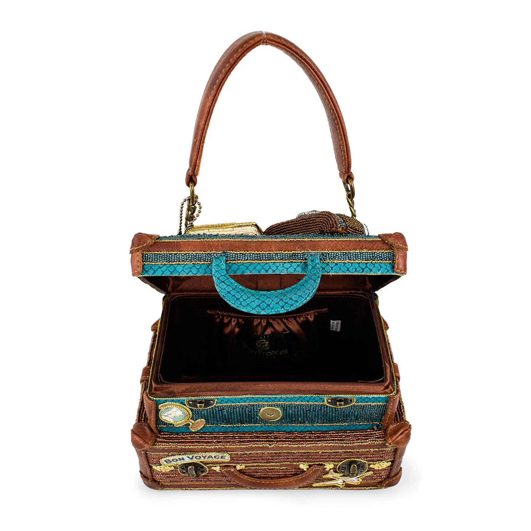 BAGGAGE CLAIM BEADED HANDBAG - Image 2