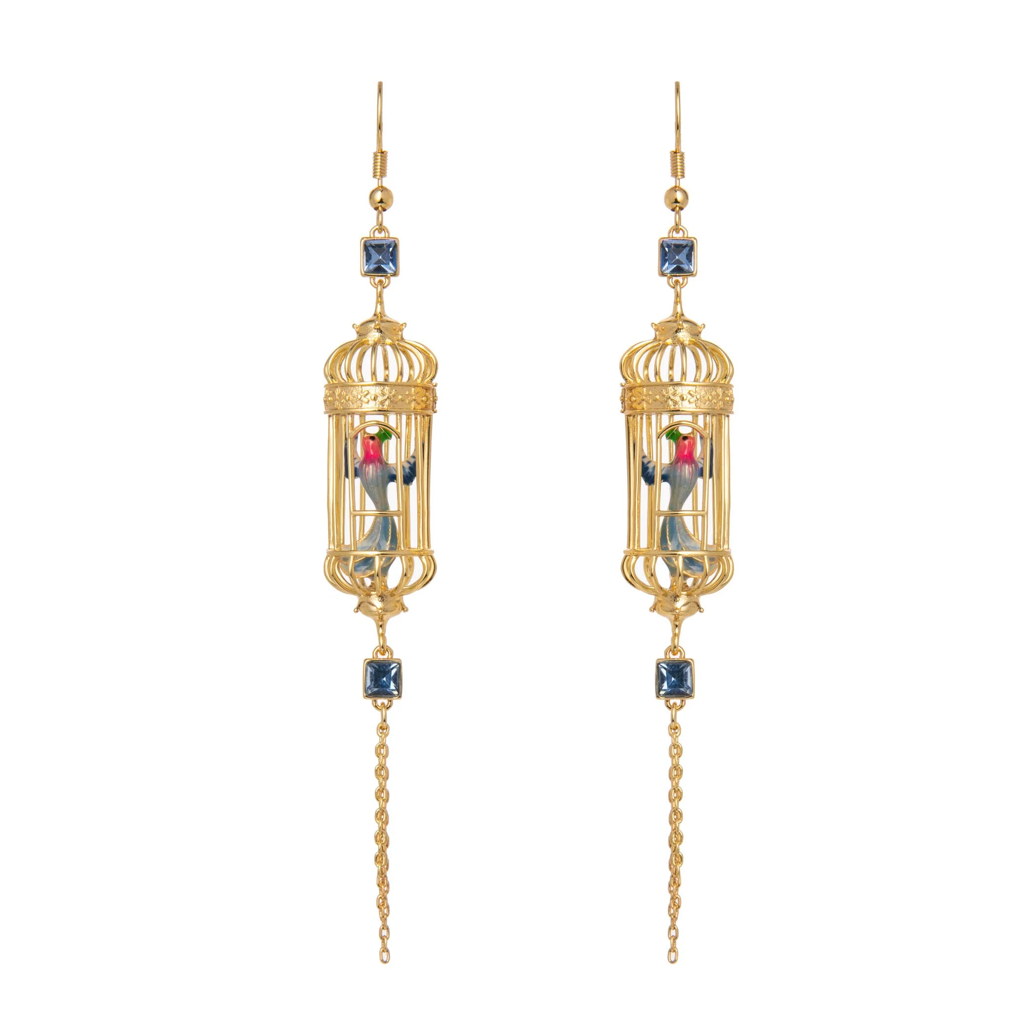 BIRD CAGE EARRINGS
