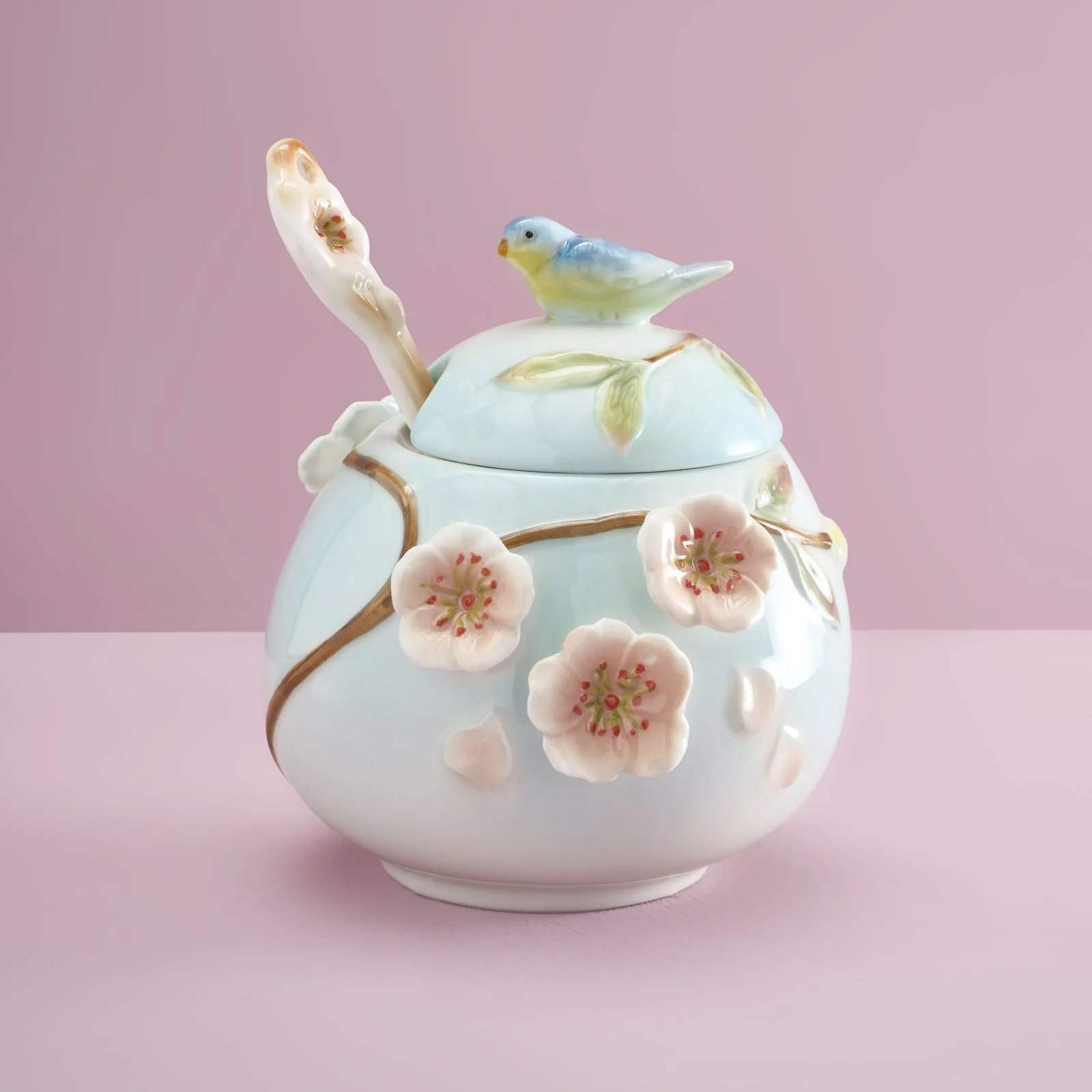 BIRDS AND BLOSSOMS TEA SET - Image 3