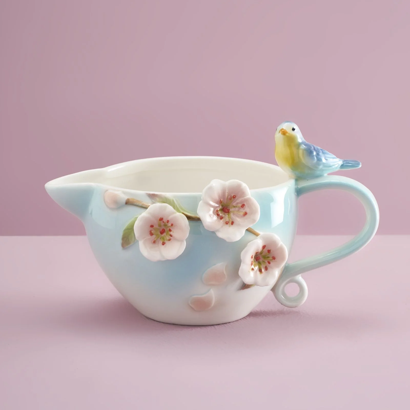 BIRDS AND BLOSSOMS TEA SET - Image 4