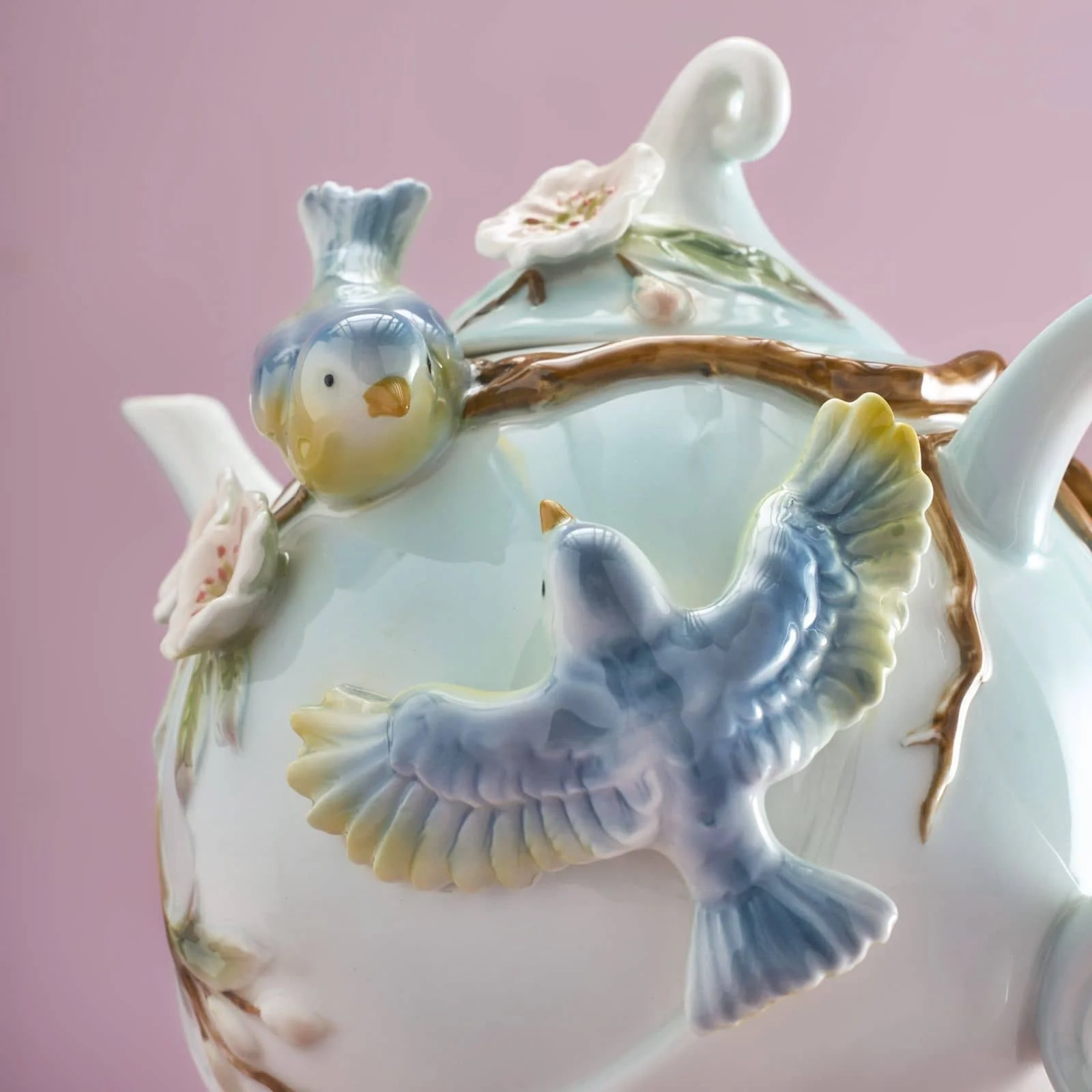BIRDS AND BLOSSOMS TEA SET - Image 6