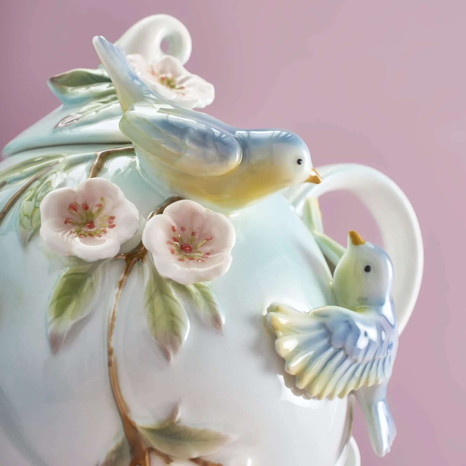 BIRDS AND BLOSSOMS TEA SET - Image 7