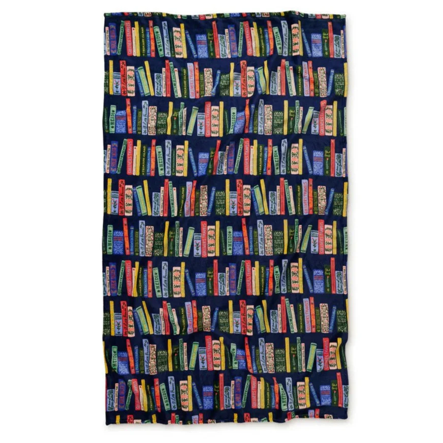 BOOKSHELF FLEECE BLANKET - Image 2