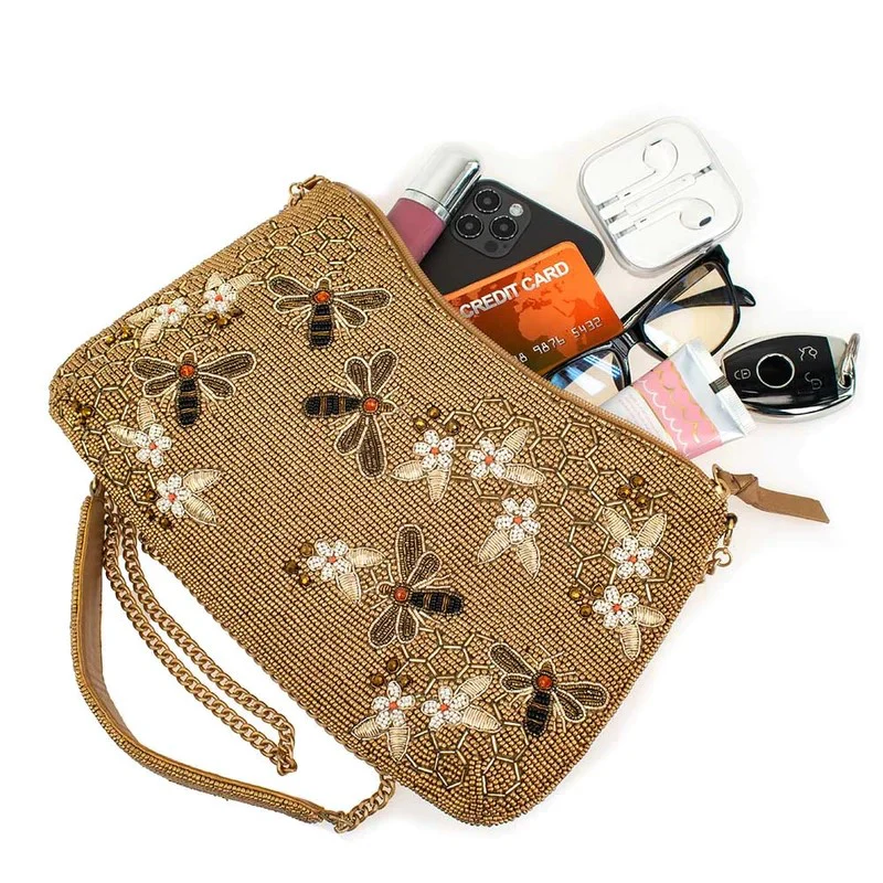 BUSY BEE BEADED CROSSBODY PURSE - Image 6