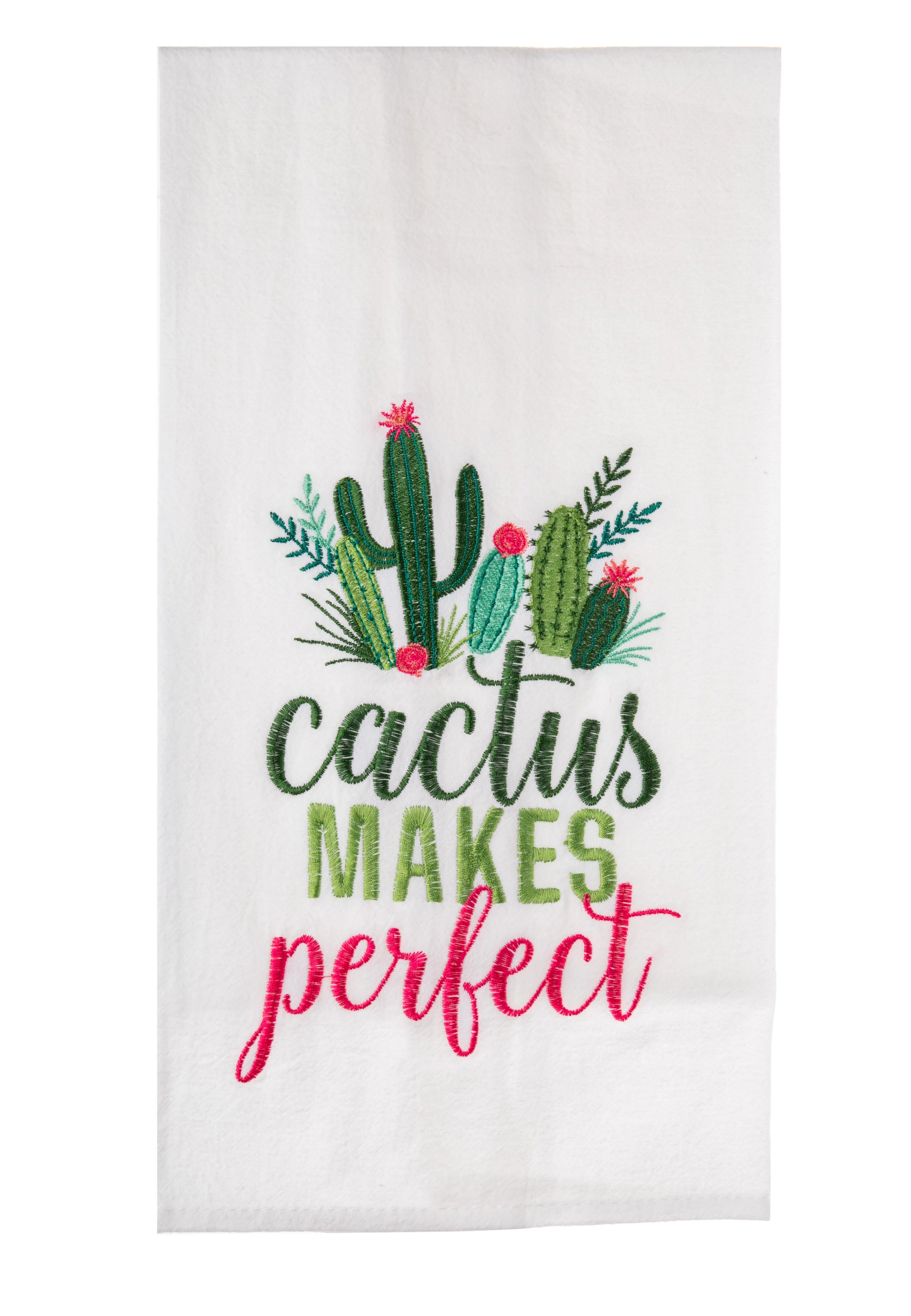 CACTUS MAKES PERFECT KITCHEN TOWEL