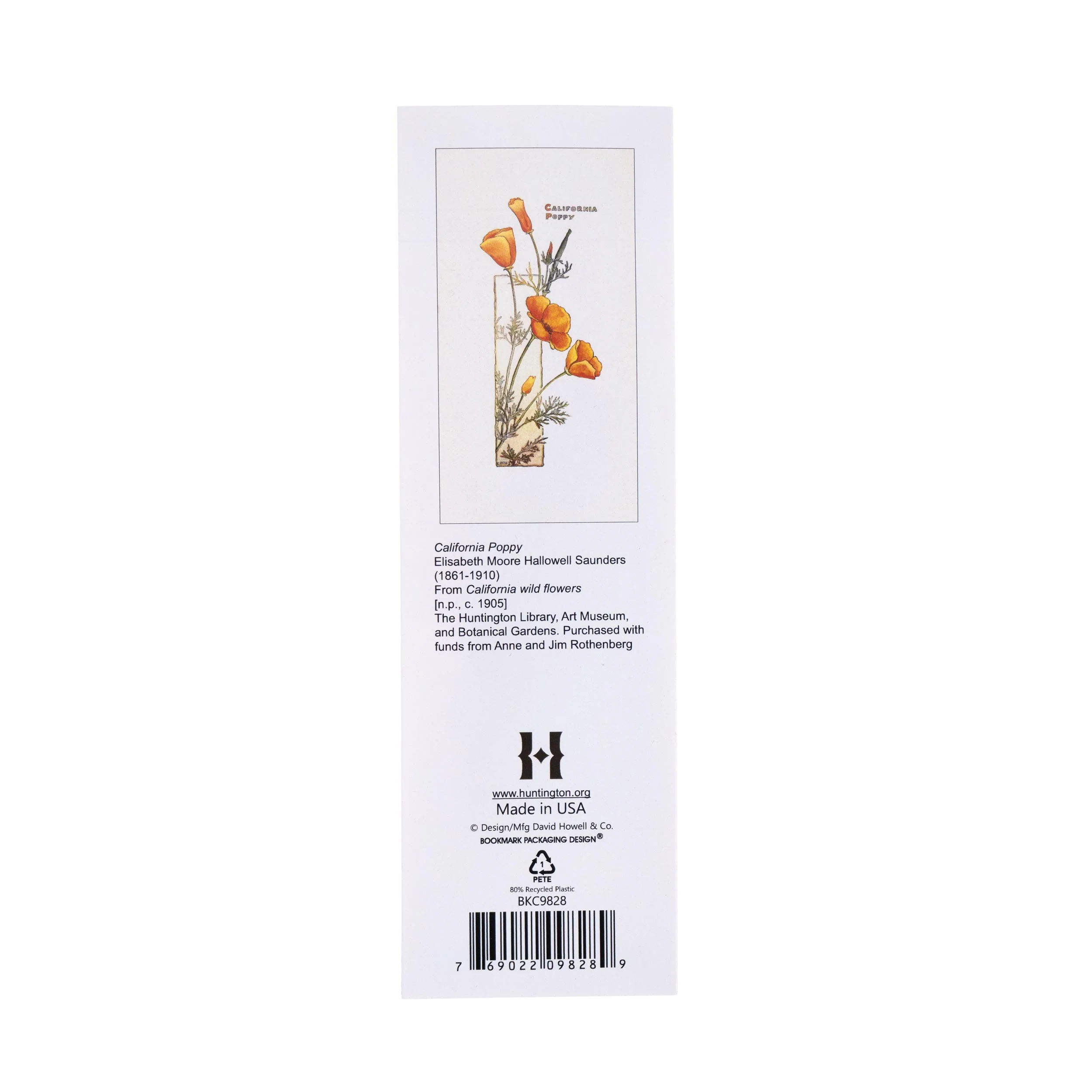 CALIFORNIA POPPIES BOOKMARK - Image 3