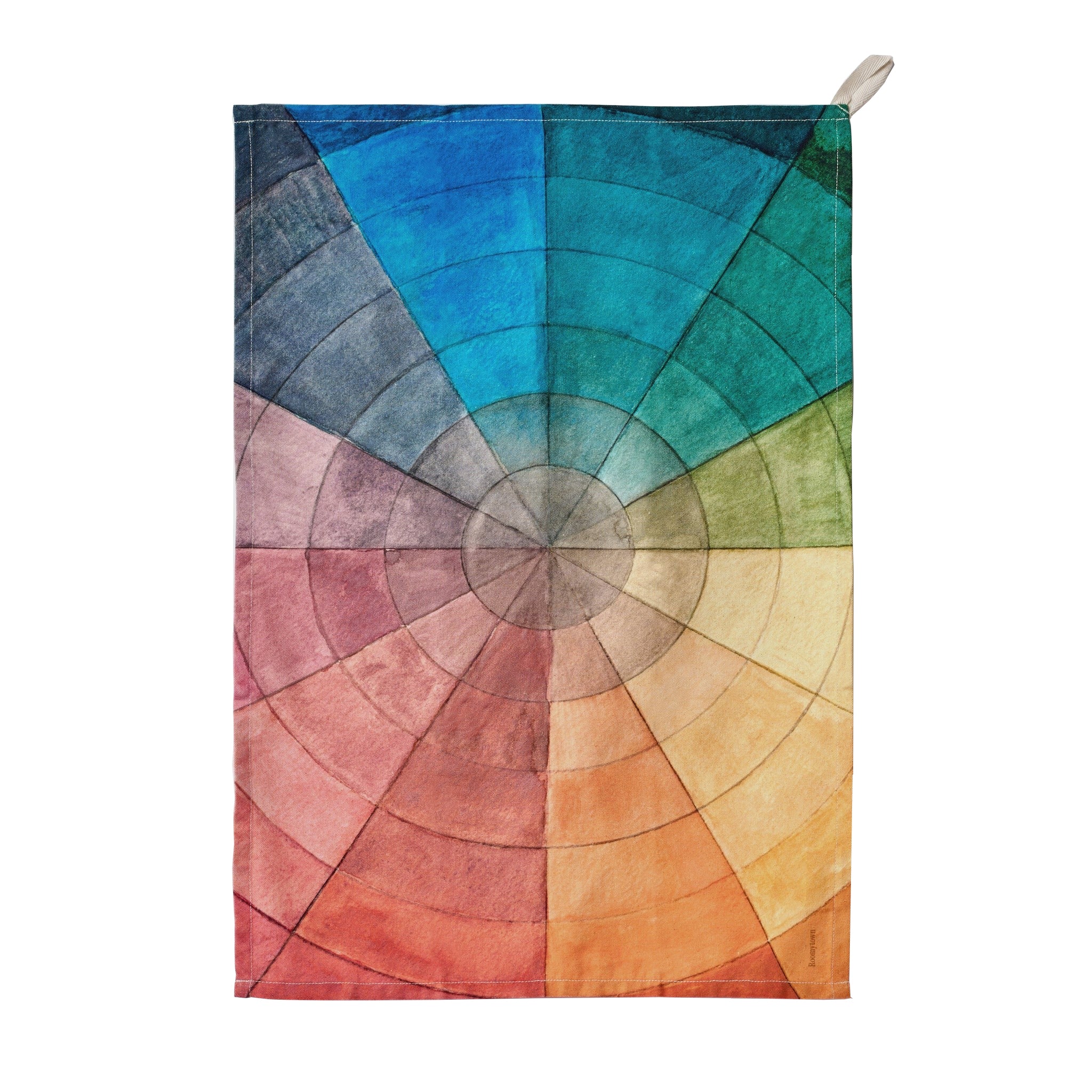 PHILIPP OTTO RUNGE COLOR WHEEL TEA TOWEL