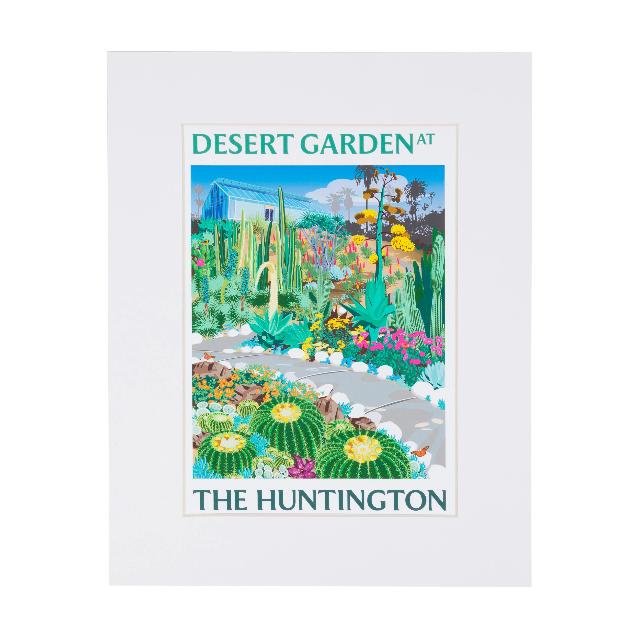 DESERT GARDEN AT THE HUNTINGTON PRINT