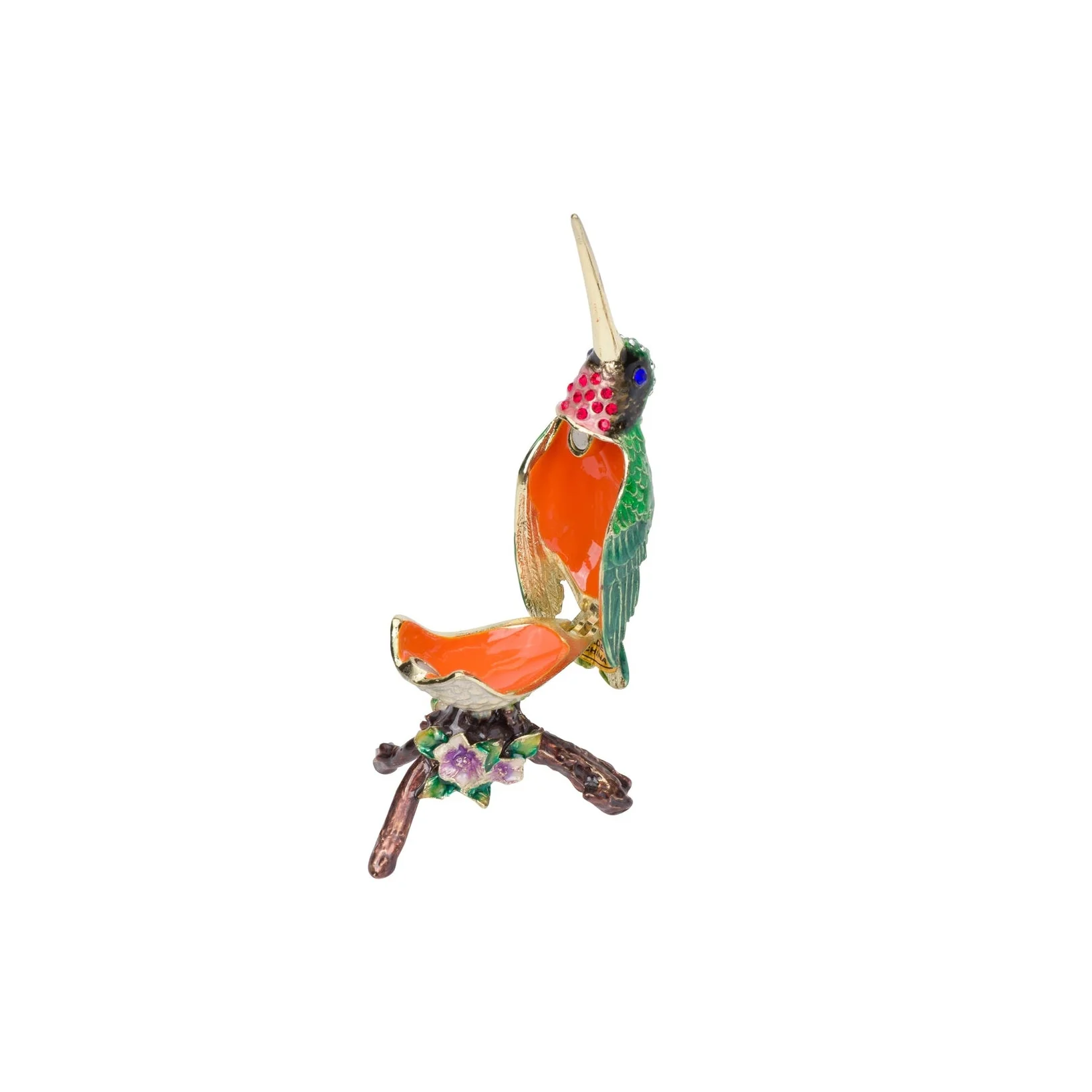 ENAMELED HUMMINGBIRD BOX - Image 2