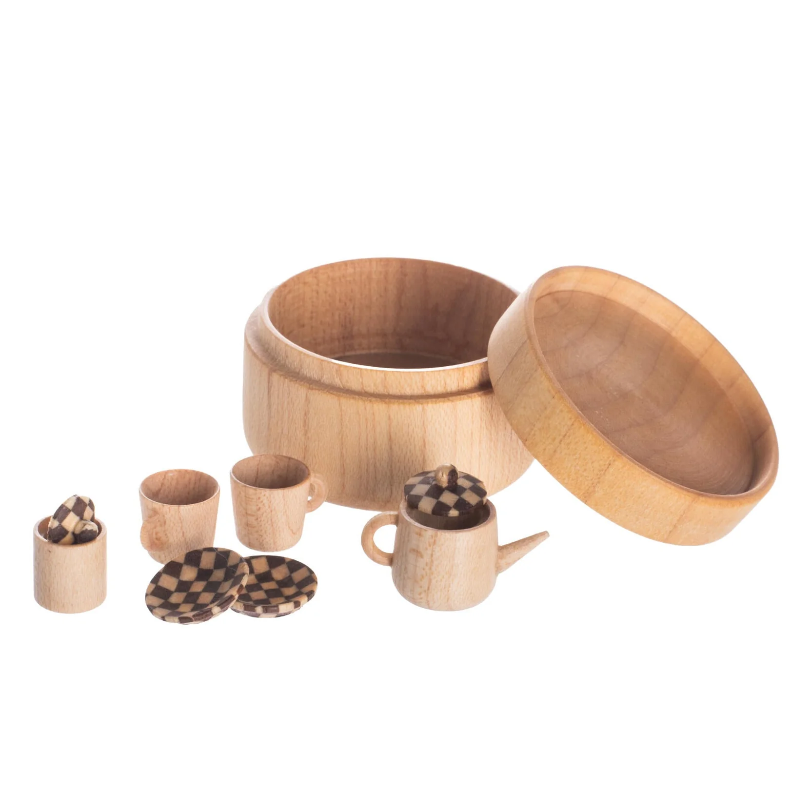 HANDMADE MINIATURE TEA SET - Image 4