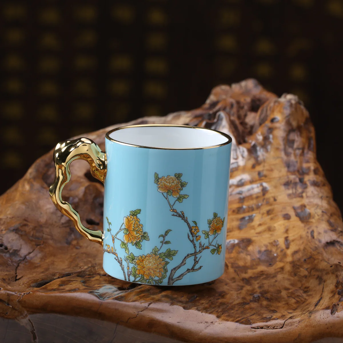 LADY TURQUIOA PEONY MUG - Image 7