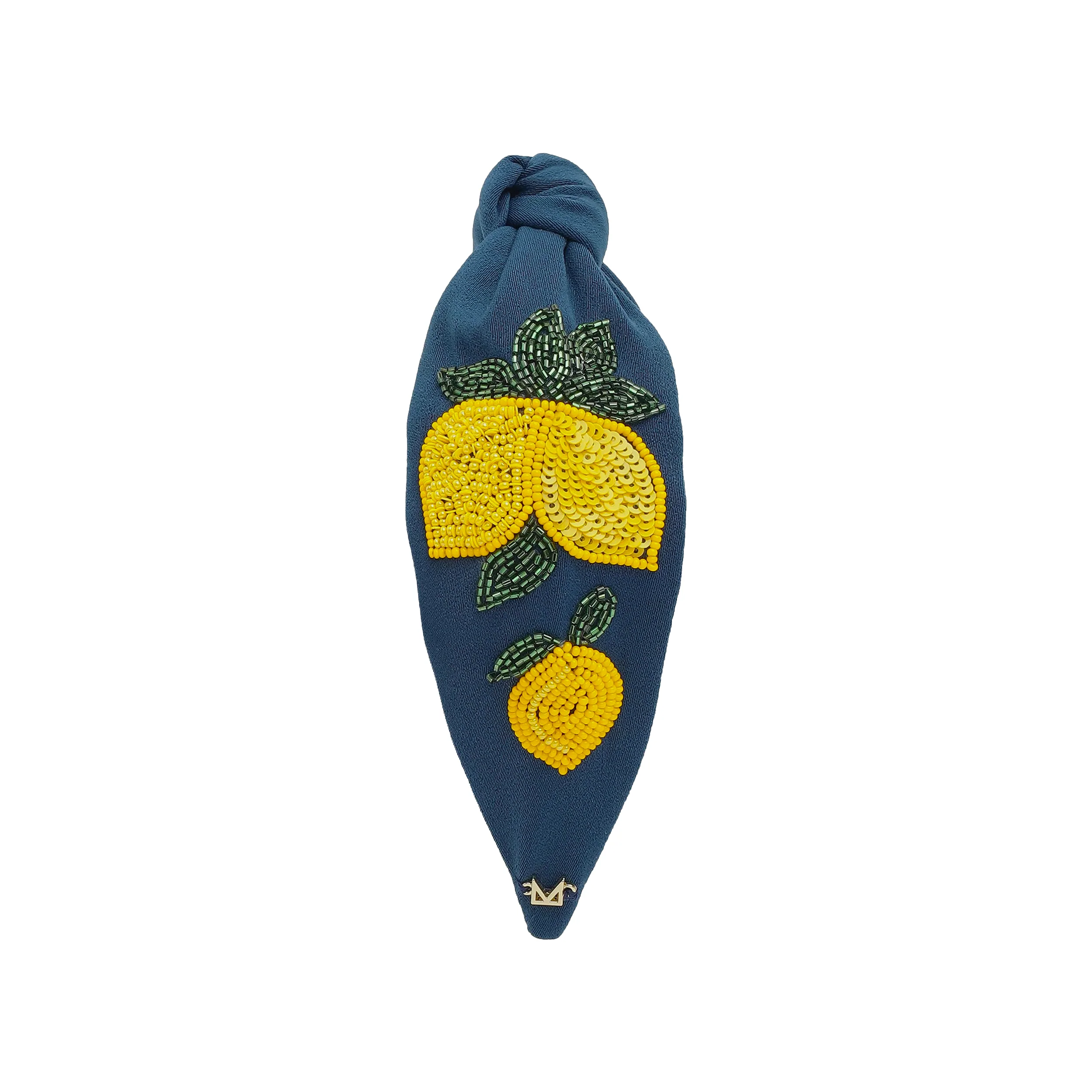 LEMON BLOOM HAND-BEADED HEADBAND - Image 2