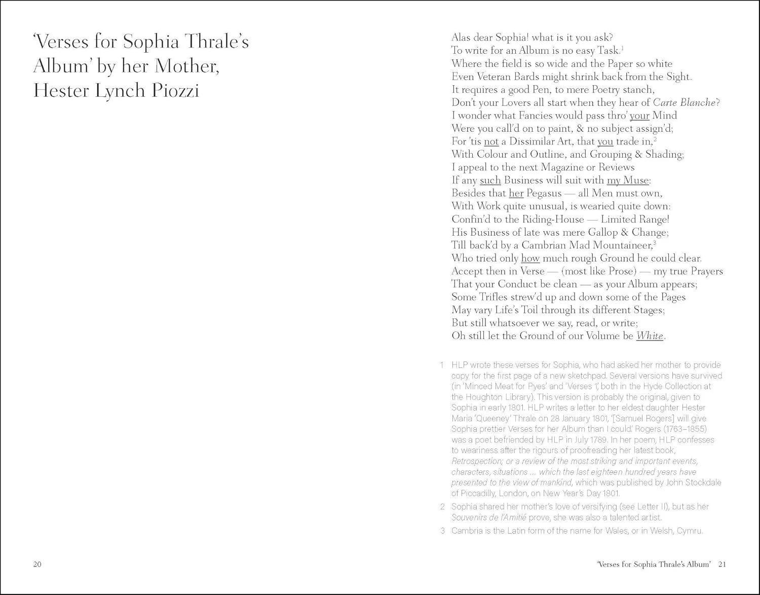 LETTERS TO SOPHIA: THE AFTERLIVES OF HESTER THRALE - Image 3