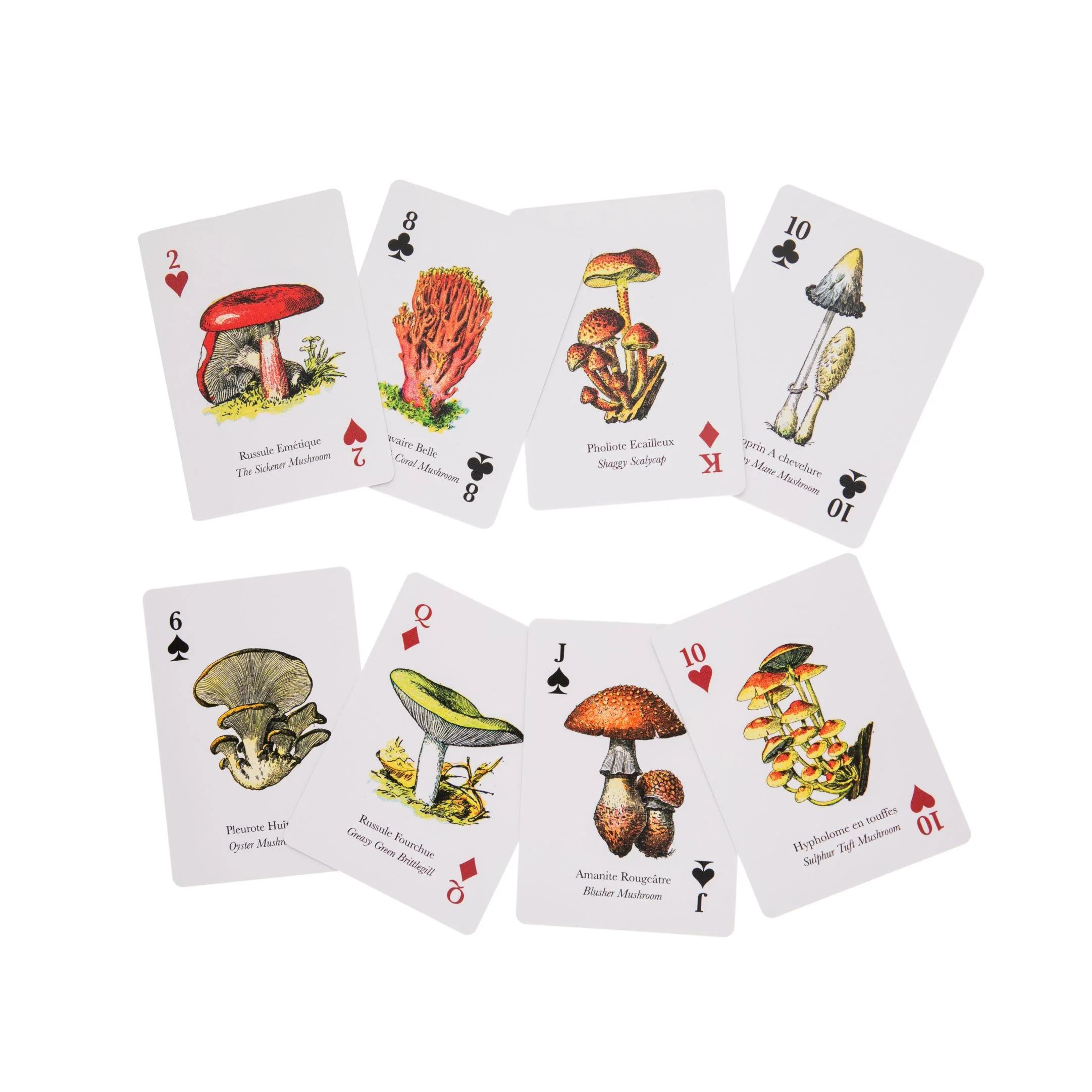 MUSHROOM PLAYING CARDS