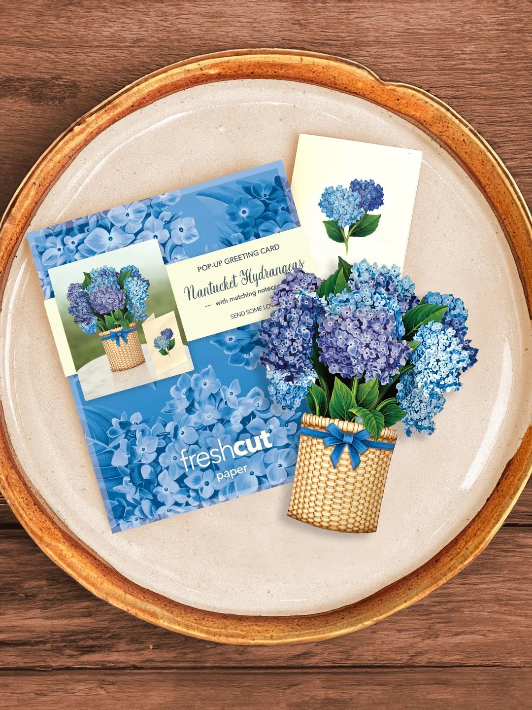 NANTUCKET HYDRANGEAS MINI POP-UP BOUQUET - Image 3