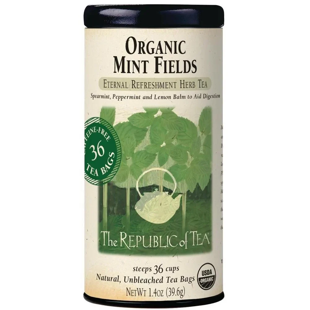 ORGANIC MINT FIELDS TEA TIN