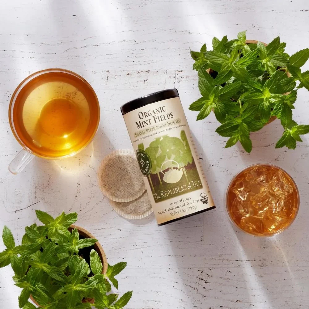 ORGANIC MINT FIELDS TEA TIN - Image 2