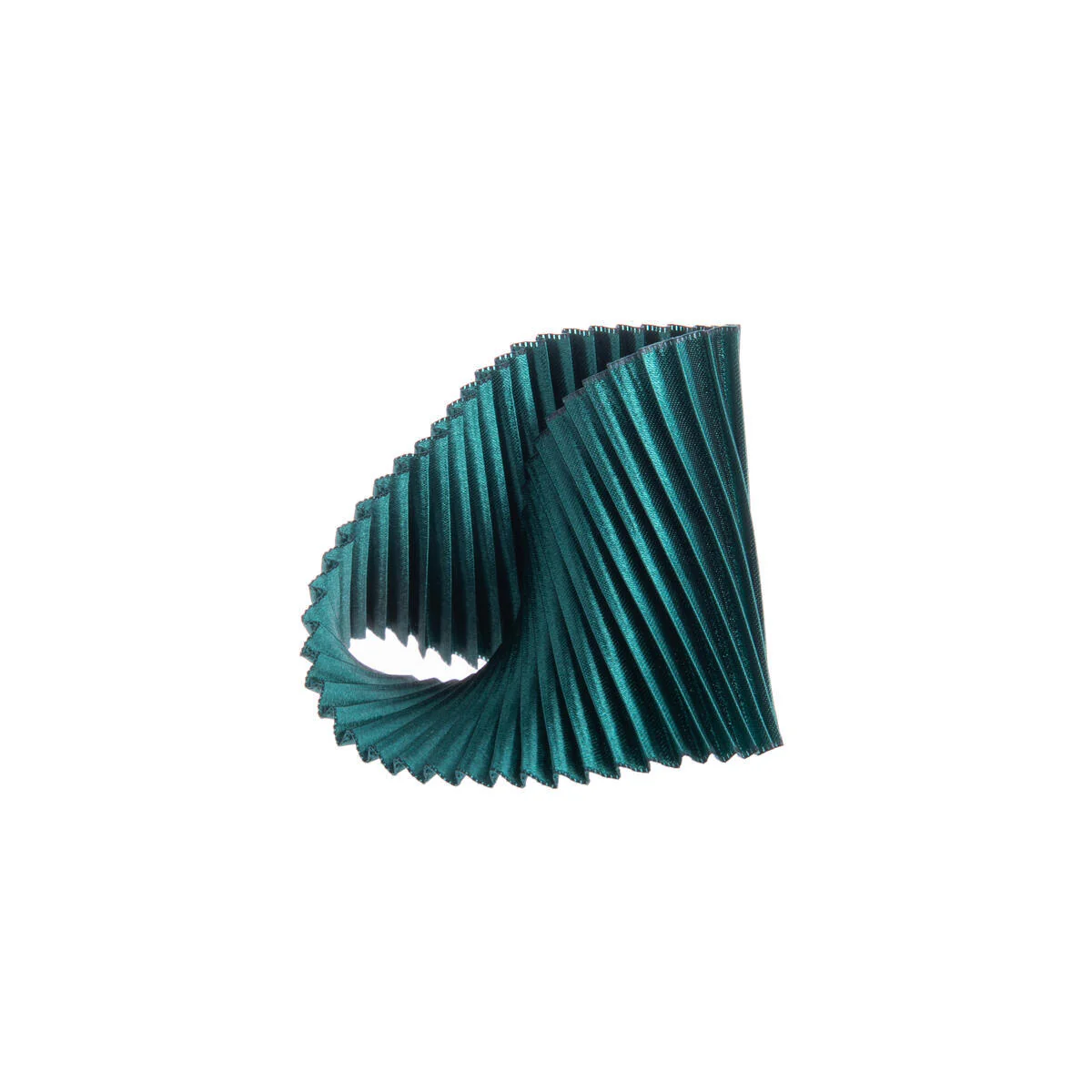 PLEATED RIBBON SHELL BRACELET - Image 4