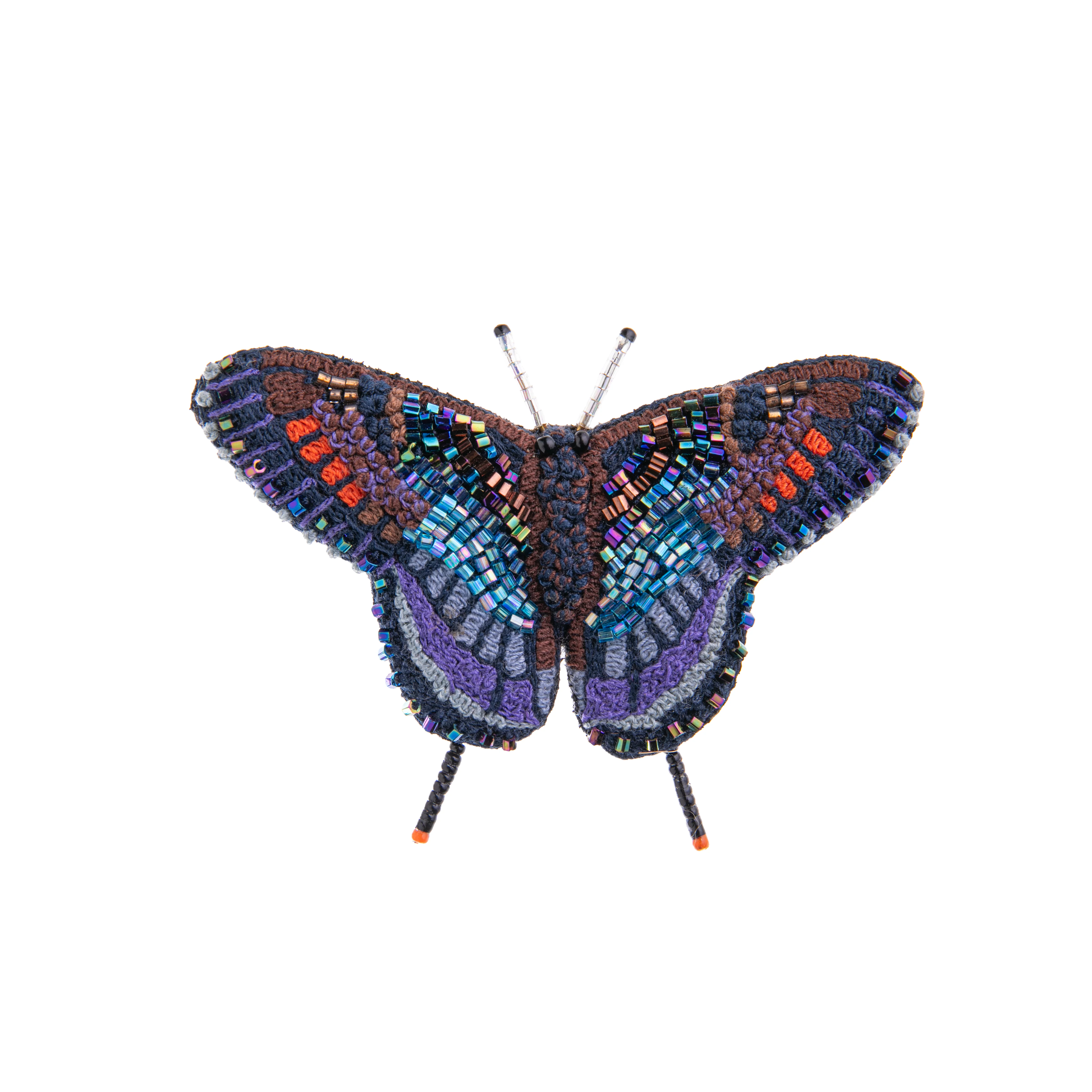 RED SPOTTED PURPLE BUTTERFLY PIN