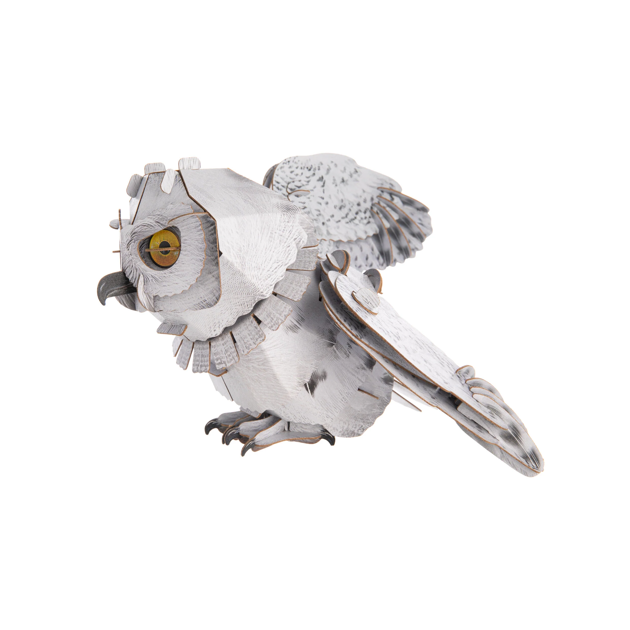 SNOWY OWL 3D PAPER MODEL KIT - Image 2
