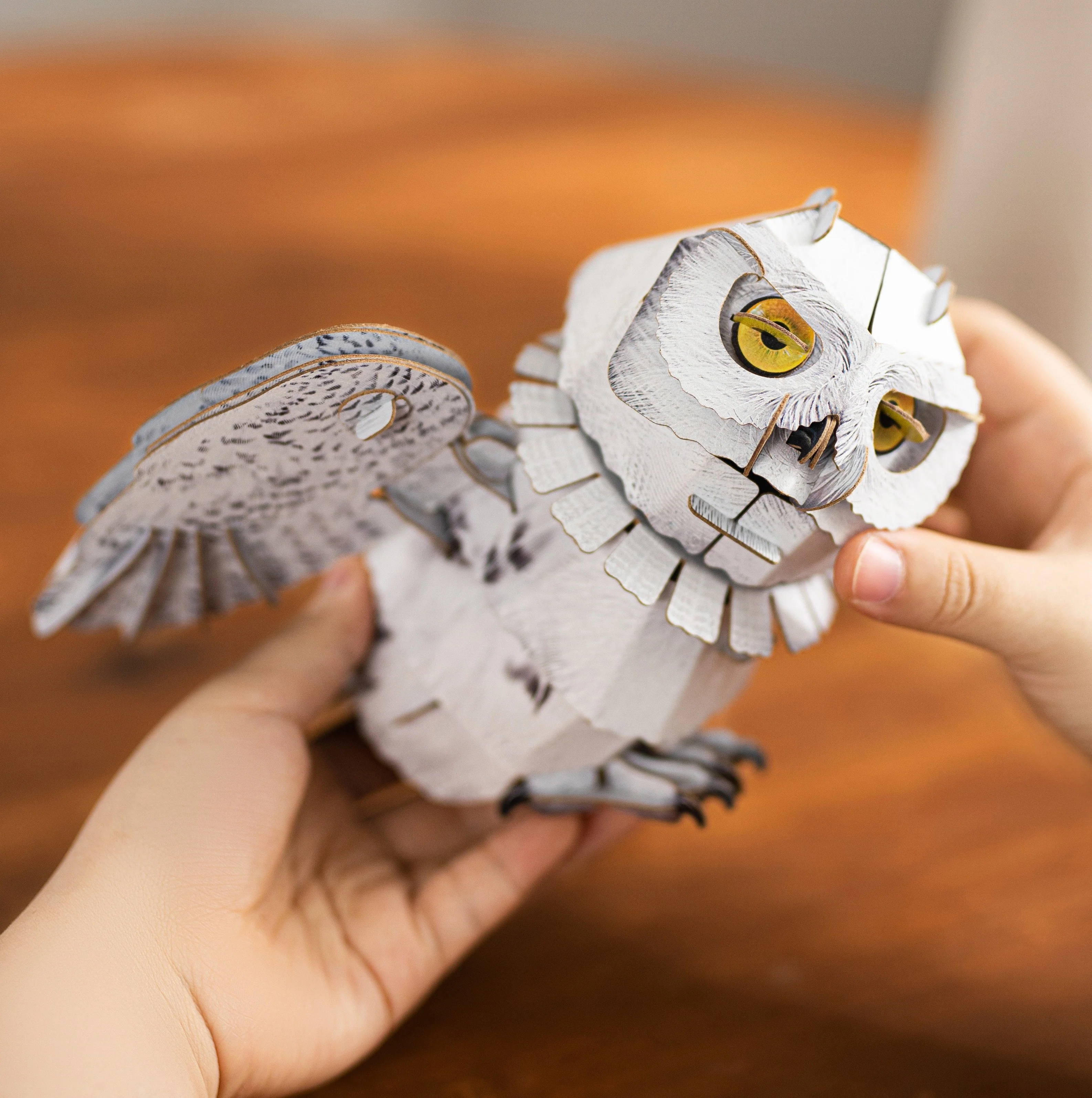 SNOWY OWL 3D PAPER MODEL KIT - Image 4