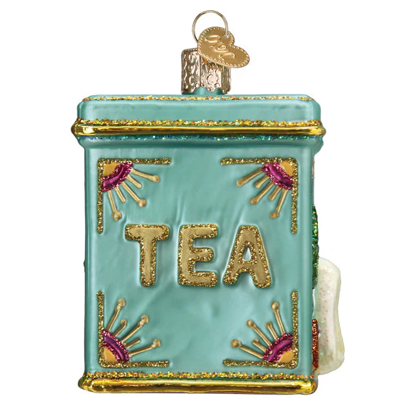 TEA TIN ORNAMENT - Image 3
