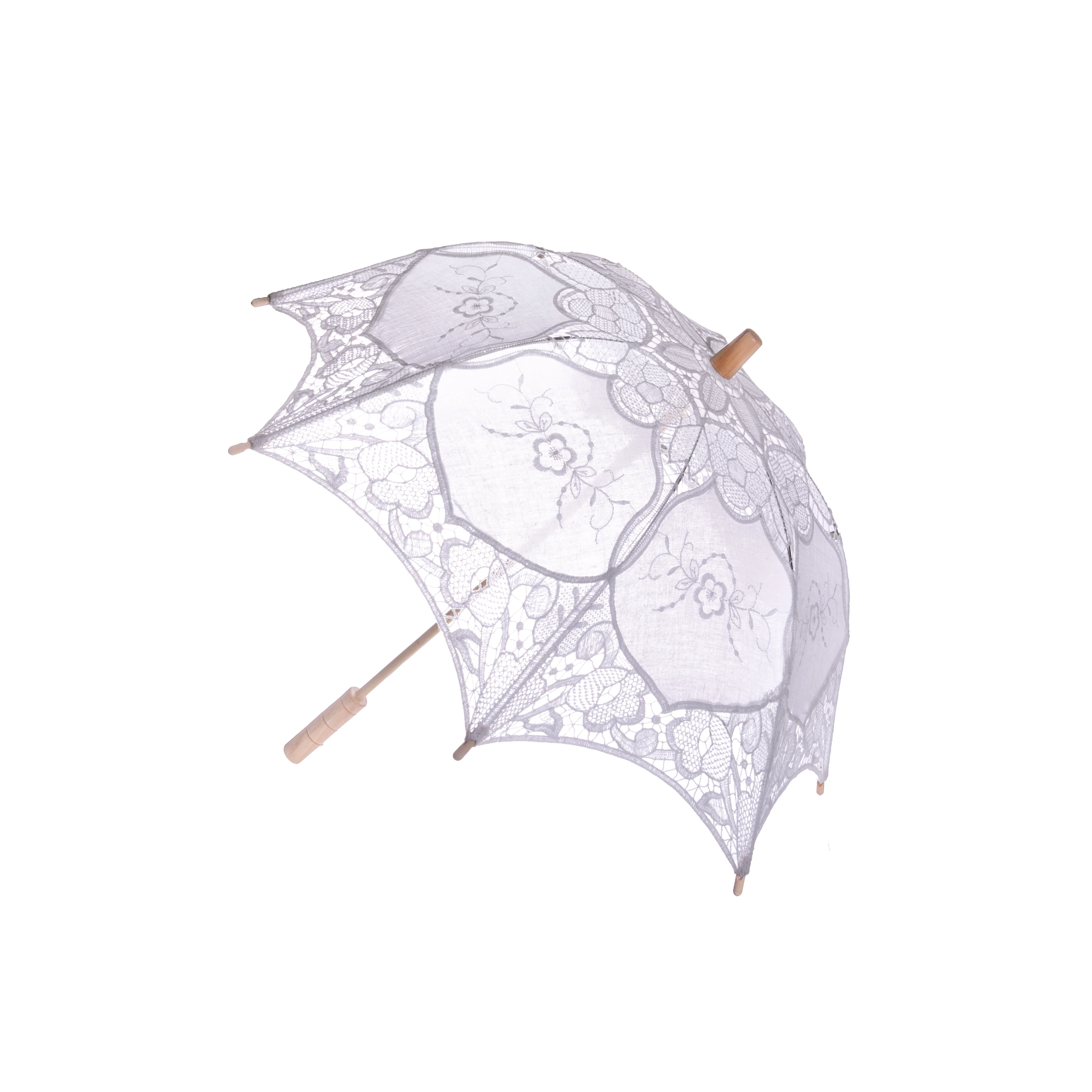WHITE LACE PARASOL - Image 2
