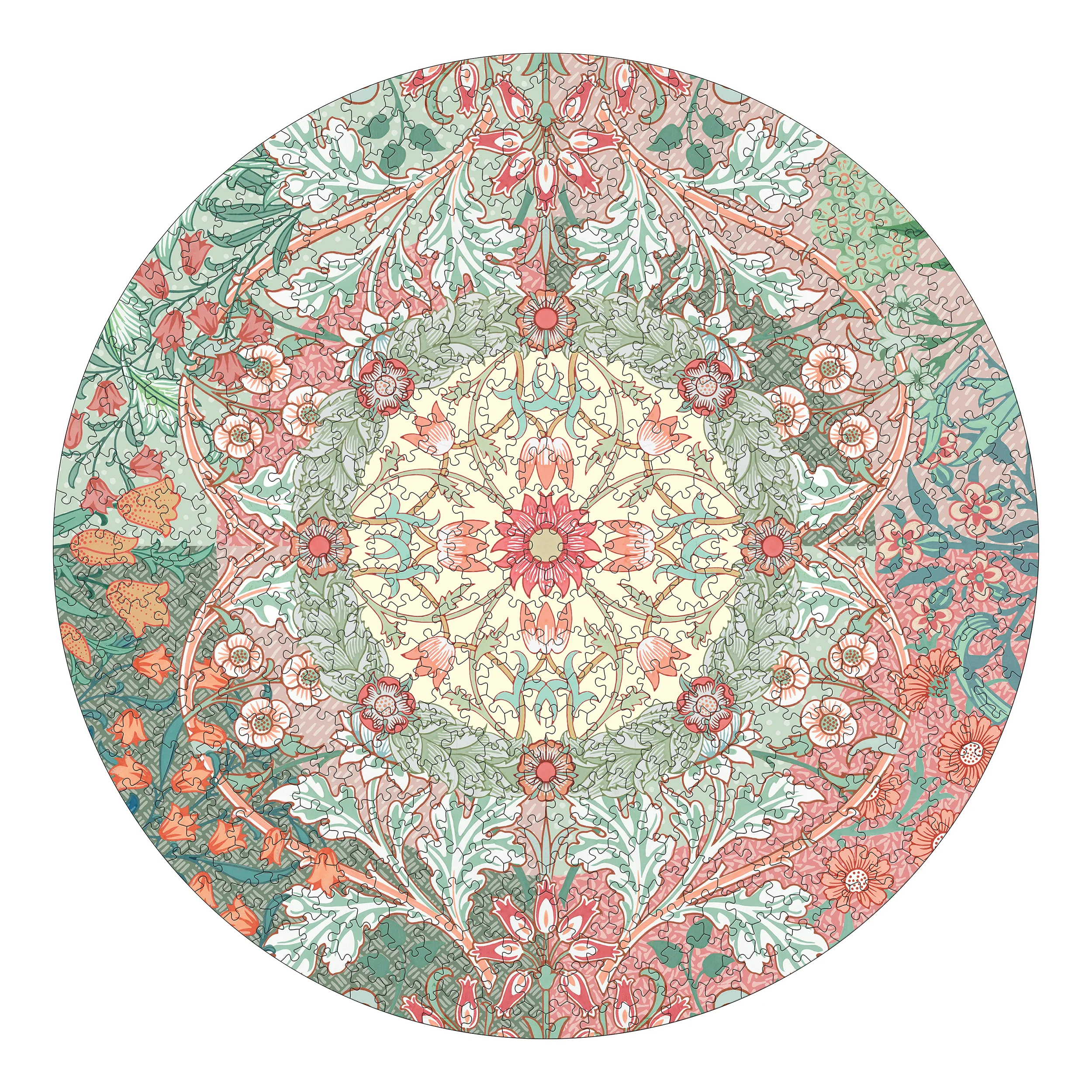 WILLIAM MORRIS ROUND PUZZLE