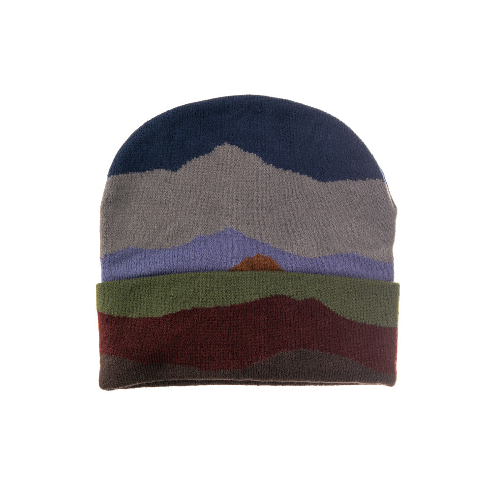 WINTER MOUNTAIN LANDSCAPE BEANIE